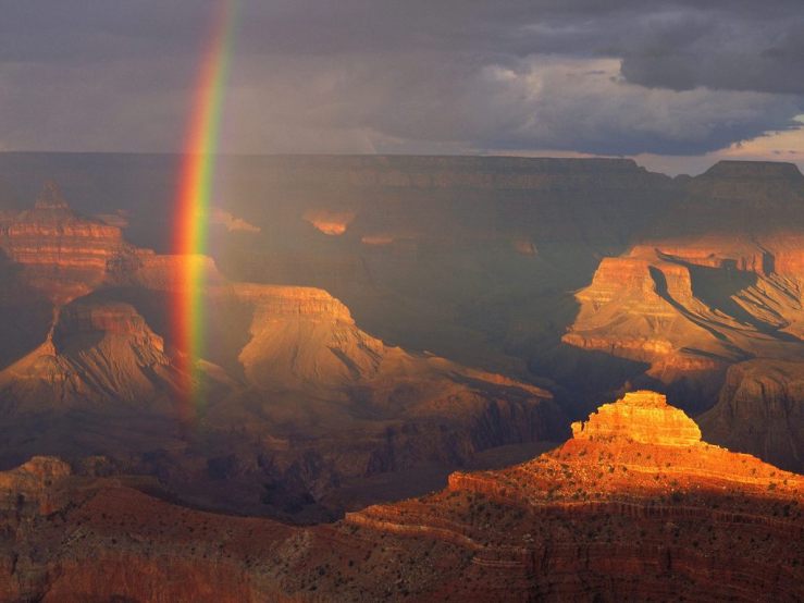 A beautiful (Rain)bow at Grand Canyon Arizona